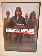 Película DVD. Misión: Imposible. Protocolo Fantasma. Tom Cruise. 2011. Paramount. - Polizieschi