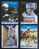 2007 - San Marino - Artisti Famosi -( A. Toscanini, A. Canova, C. Goldoni, O . Rosai ) Quattro Valori - Nuovi - Neufs