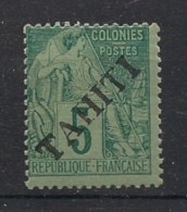 TAHITI - 1893 - N°YT. 10 - Type Alphée Dubois 5c Vert - Neuf * / MH VF - Neufs