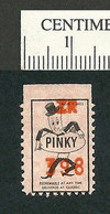 B63-71 CANADA Pinky Trading Stamp 1 Mill 2i Quebec MNH - Local, Strike, Seals & Cinderellas