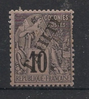 TAHITI - 1893 - N°YT. 11 - Type Alphée Dubois 10c Noir - Neuf * / MH - Neufs