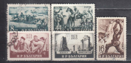 Bulgaria 1953 - 75e Ann. De La Liberation Du Joug Turc, YT 743/47, Obliteres - Used Stamps