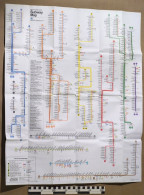 Plan Dépliant Du Métro De New-York, USA, NY City Subway Map, 1979-80 - Wereld