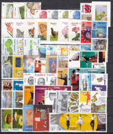 ESPAÑA 2009 Nº 4446/4523 AÑO COMPLETO NUEVO, MNH **, 59 SELLOS, 11 HB, 1 CARNET - Años Completos