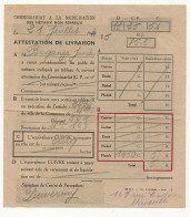 FRANCE - Attestation De Livraison "Commissariat à La Mobilisation Des Métaux Non Ferreux" - 1945 - 1900 – 1949