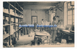 CPA 29 QUIMPER Faïencerie D'Art Breton Henriot - Un Atelier De Moulage - Quimper