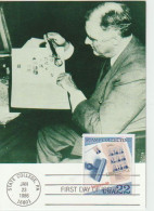 FRANKLIN.D.ROOSEVELT (Nation's President Most Famous Stamp Collector) Hyde Park.New-York, Maximum-card - Cartas Máxima