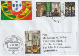 Monastery Of Batalha - UNESCO World Heritage Centre, Letter 2023 To Andorra (Principat) - Cartas & Documentos