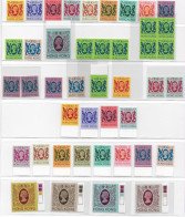 HONG KONG 1982 SET OF 16 STAMPS UM MINT PLUS 27 ODD VALUES INCLUDING A 20$, STRIP OF 3 & 1 B\4, MANY WITH MARGIN, UM-VF - Nuovi