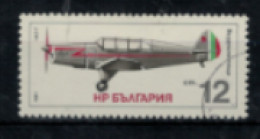 Bulgarie - PA - "Aviation Bulgare - Avion Motorisé : Sport LAZ-7" - Oblitéré N° 144 De 1981 - Poste Aérienne