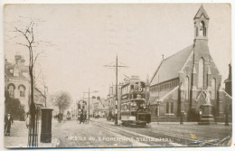 Hessle Road, & Fishermans Statue, Hull, 1928 Postcard To Los Angeles - Hull