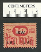 B49-12 CANADA Pinky Trading Stamp 10 Mills 4i Quebec MNH - Werbemarken (Vignetten)