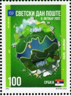 SERBIA, 2022, MNH,JOINT ISSUES, WORLD POST DAY, 1v - Joint Issues