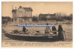 CPA 33 ANDERNOS LES BAINS Hôtel Montesquieu Et Son Annexe A. BONIFAZI Propriétaire - Andernos-les-Bains