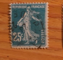 France Yt 140  Point Blanc Devant Le 2 Ob - Used Stamps