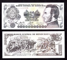 HONDURAS 5 LEMPIRAS 2006 PIK 91A  FDS - Honduras