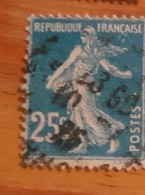 France Yt 140 Point Blanc Au Dessus De Poste Tache Aux Fesses Et Blanc Sous Françaiseob - Used Stamps