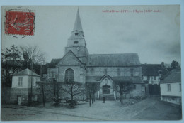 Cpa St Saint Clair Sur Epte L'église 1908 - TER83 - Saint-Clair-sur-Epte