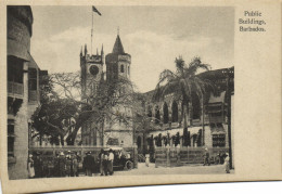 PC BARBADOS, PUBLIC BUILDINGS, Vintage Postcard (b50051) - Barbados (Barbuda)