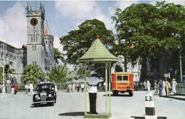 PC BARBADOS, TRAFALGAR SQUARE, BRIDGETOWN, Vintage Postcard (b50050) - Barbados