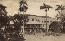 PC BARBADOS, GOVERNMENT HOUSE, Vintage Postcard (b50081) - Barbados (Barbuda)