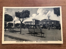 CALASCIBETTA ( ENNA ) PIAZZA UMBERTO I MONUMENTO AI CADUTI - Enna