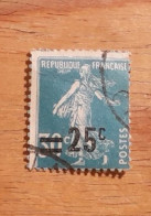 France Yt 217 Piquage Et Tache Sous République Ob - Used Stamps