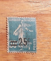 France Yt 217 2 Imparfait Et Tache Dzvant Main Gauche Ob - Used Stamps