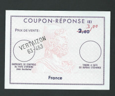 CP 04 - Coupon Réponse France 2,60 Fr - Coupons-réponse