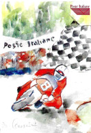 ITALIA ITALY- 1996 IMOLA (BOLOGNA) 1° GP Campionato Mond. Motociclismo Su Cartolina Speciale - Annullo A Targhetta -4494 - Motorbikes