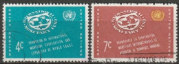 UNO New York 1961 Mi-Nr.96 - 97 O Gestempelt Internationaler Währungsfonds IWF ( 4518) Günstiger Versand - Usati