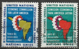 UNO New York 1961 Mi-Nr.107 - 108 O Gestempelt ECLA ( 4514) Günstiger Versand - Used Stamps