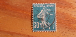 France Yt 192   C  De Centimes Déformé Et Fermé Tache Sous Le C - Used Stamps