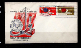 Nouvelles-Hebrides - 1965 - FDC - Centenaire De L'IUT - - Covers & Documents