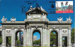 SPAIN. MAXICARD FIRST DAY. PUERTA DE ALCALA. MADRID. 2018 - Tarjetas Máxima