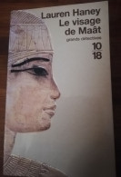 LAUREN HANEY LE VISAGE DE MAAT 10/18 GRANDS DETECTIVES ROMAN POLICIER HISTORIQUE EGYPTE ANTIQUE PHARAON ANTIQUITE - 10/18 - Grands Détectives