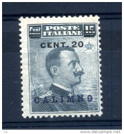 Italie  -  Calino  :  Yv  4  * - Ägäis (Calino)