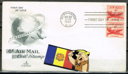 USA COVER 1949 FDC  REF-11 - Collezioni & Lotti