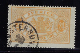 SWEDEN 1874 OFFICIAL STAMP SCOTT #O8 USED - Dienstzegels