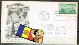USA COVER 1949 FDC  REF-  7 - Collections, Lots & Séries