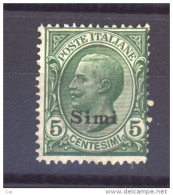 02239  -   Italie  -  Simi  :   Yv  2  * - Egée (Simi)