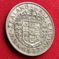 New Zealand 1/2 Half Crown 1937 Nova Zelandia Nuova Zelanda Nouvelle Zelande - Nieuw-Zeeland