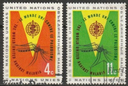 UNO New York 1962 Mi-Nr.116 - 117 O Gestempelt Kampf Gegen Malaria ( 4553) Günstiger Versand - Used Stamps