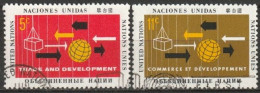 UNO New York 1964 Mi-Nr.140 - 141 O Gestempelt UNCTAD ( 4589) Günstiger Versand - Gebraucht