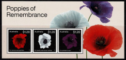 Australia 2023 Poppies Of Remembrance  Minisheet MNH - Ungebraucht