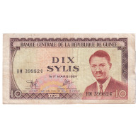 Guinée, 10 Sylis, 1960, 1960-03-01, KM:16, TTB - Guinée