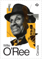 2023 Canada Hockey Willie O'Ree First Black Player In NHL Single Stamp From Booklet MNH - Postzegels