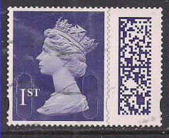 GB 2022 QE2 1st Purple Barcode Machin SG V4506 MEIL Used ( K407 ) - Non Classés