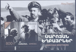 2023. Armenia,  Armenian Cinema, Saroyan Brothers, S/s,  Mint/** - Armenië