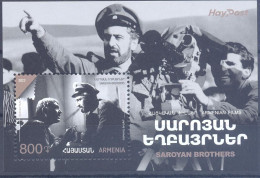 2023. Armenia,  Armenian Cinema, Saroyan Brothers, S/s,  Mint/** - Armenia